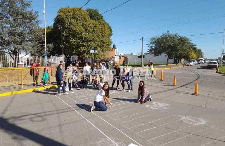 Imagen de Educación Vial e intervención artística en Fighiera