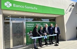Imagen de Inauguraci&oacute;n de la Sucursal Pueblo Esther del Banco Santa Fe.