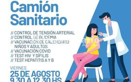 Imagen de Jornada �Cuidados de la salud�: Cami&oacute;n sanitario en el Paseo Pedro Spina