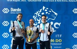 Imagen de Lucila Coletta y Ferm&iacute;n Rodr&iacute;guez est&aacute;n en el Mundial de Kazajist&aacute;n.