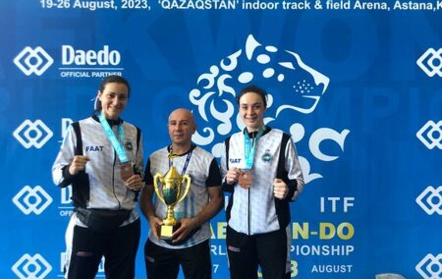 Imagen de Lucila Coletta y Ferm&iacute;n Rodr&iacute;guez est&aacute;n en el Mundial de Kazajist&aacute;n.