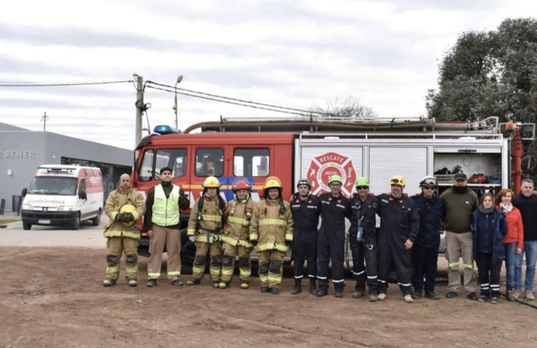 Imagen de Simulacro de Emergencia en Pueblo Esther.