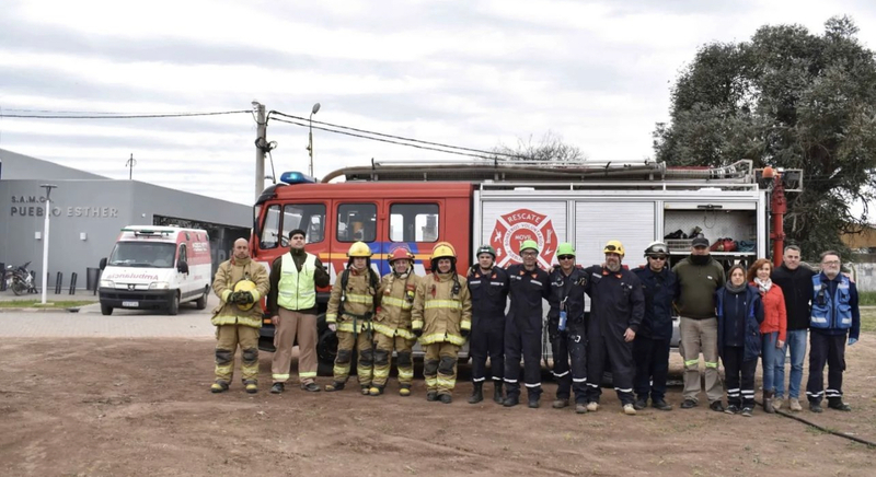 Imagen de Simulacro de Emergencia en Pueblo Esther.