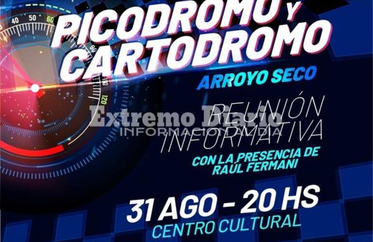 Imagen de Reunión informativa: Picodromo y cartódromo en Arroyo Seco