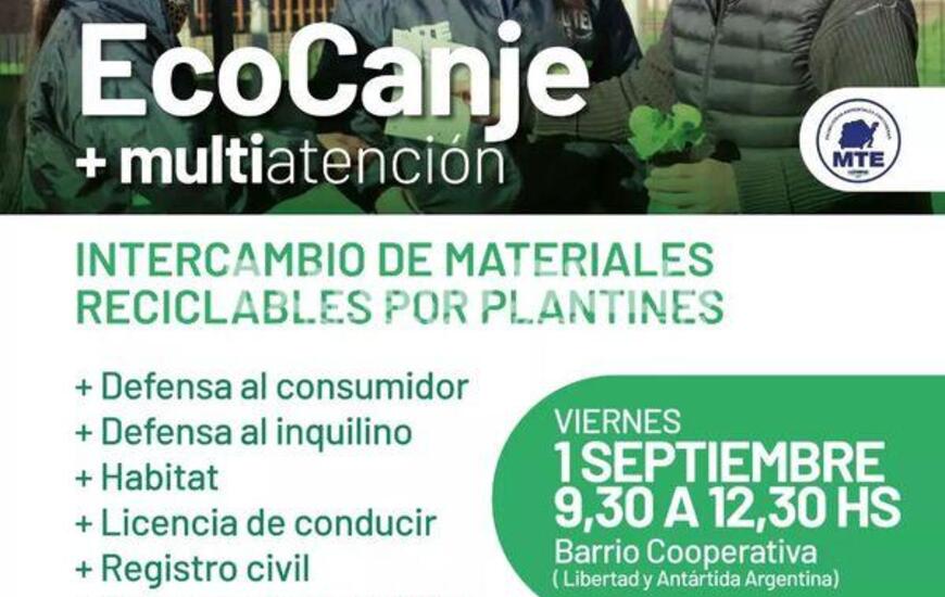Imagen de Viernes de EcoCanje y Multiatenci&oacute;n en el barrio Cooperativa