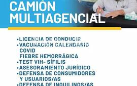 Imagen de Cami&oacute;n multiagencial: Triple jornada de atenciones en los barrios