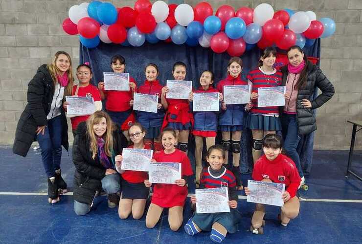 Imagen de Clínica de Patín en Talleres, a cargo de Gisele y Elizabeth Soler.