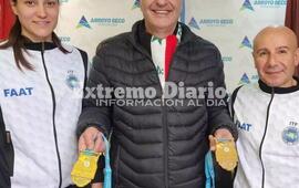 Imagen de Nizar Esper recibi&oacute; a los campeones de taekwondo, Lucila Coletta y Ferm&iacute;n Rodr&iacute;guez