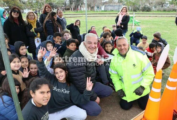 Imagen de Más de 1500 alumnos forjaron la Cultura vial en el Paseo Pedro Spina