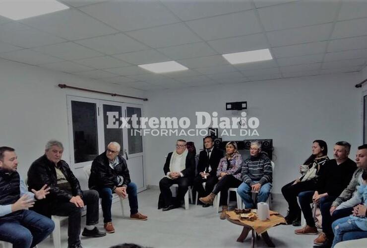 El radical se reuni&oacute; con los religiosos.