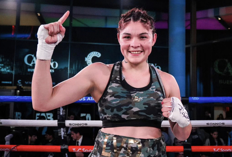 Imagen de Lorena "Pochi" debut&oacute; en el profesionalismo con una victoria
