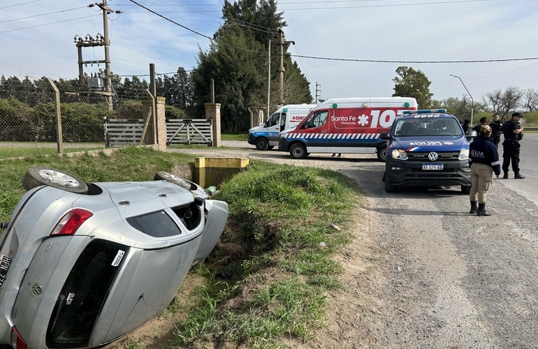 El vehículo era un Volkswagen Gol.