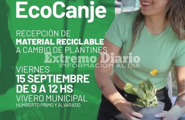 Imagen de EcoCanje en el vivero municipal