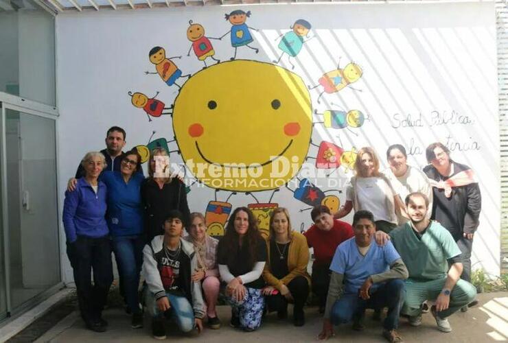 Imagen de Salud y arte: Confección de un mural en el Ramón Carrillo