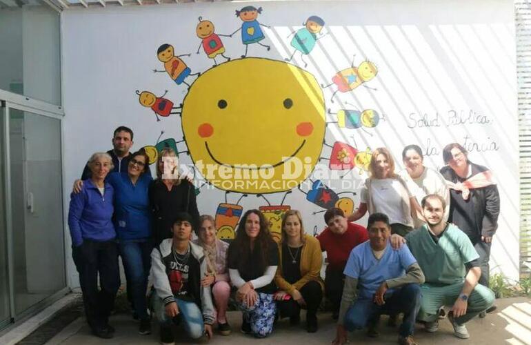 Imagen de Salud y arte: Confección de un mural en el Ramón Carrillo