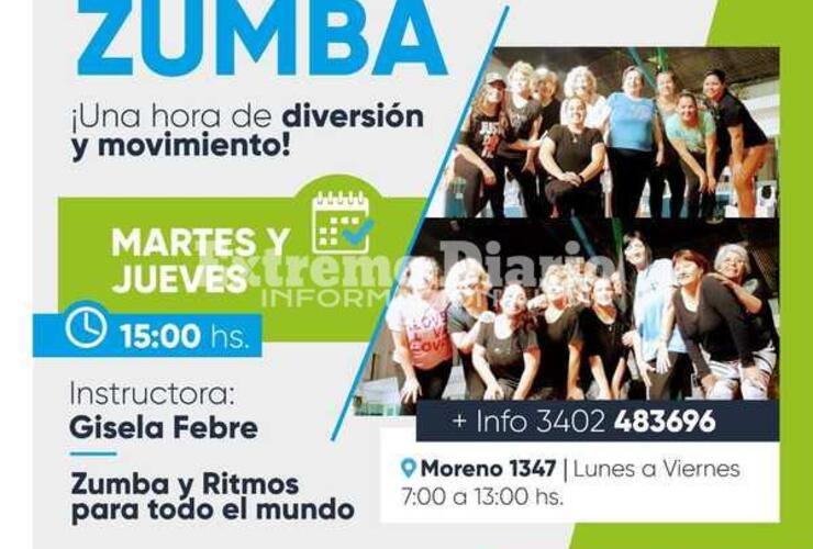 Imagen de Nuevo horario para las clases de zumba en Fighiera