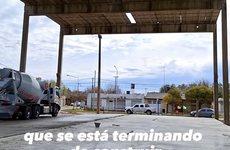 Imagen de La obra del Playón Deportivo de la EESO 396 de General Lagos, está en su etapa final.
