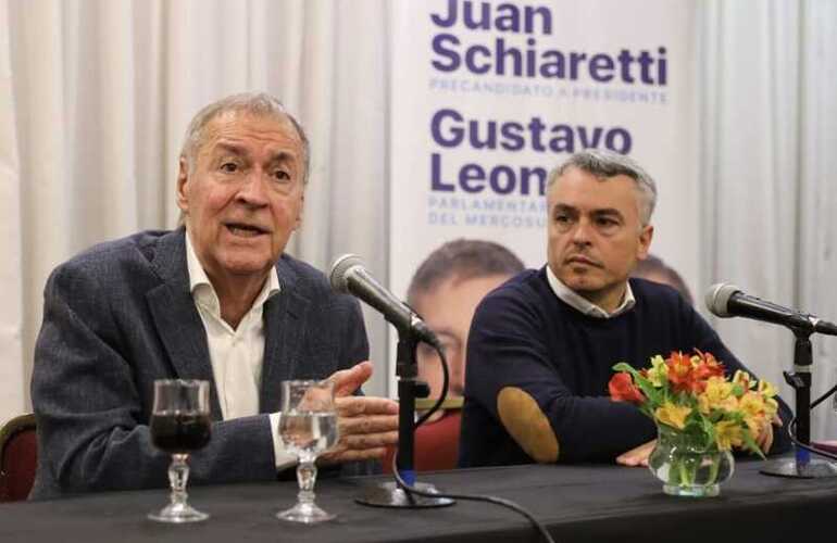Imagen de Schiaretti junto a Paul&oacute;n en Rosario: �Necesitamos dirigentes que se ocupen de los verdaderos problemas de la gente�