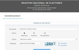 Imagen de Publicaron el padr&oacute;n definitivo para las elecciones generales de octubre