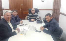 Imagen de Albarellos y Cepeda realizaron gestiones en Buenos Aires