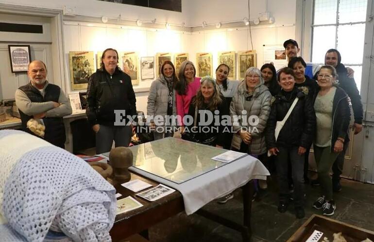 Imagen de El curso de paisajismo visitó el Museo Municipal para avanzar por nuevas propuestas