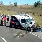 Imagen de Tres personas fallecieron en un choque frontal en la autopista Rosario  Santa Fe