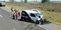 Imagen de Tres personas fallecieron en un choque frontal en la autopista Rosario – Santa Fe