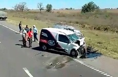 Imagen de Tres personas fallecieron en un choque frontal en la autopista Rosario  Santa Fe
