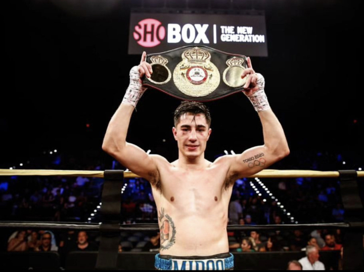 Imagen de Mirco Cuello peleó en Estados Unidos, ganó y sigue invicto en el Profesionalismo.