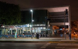 Los dos heridos ingresaron a la madrugada al Heca. (Ana Isla/Rosario3)