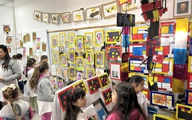 Imagen de El Jard&iacute;n de Infantes "Lucecitas del Paran&aacute;" realiz&oacute; una muestra de arte en el Centro Cultural