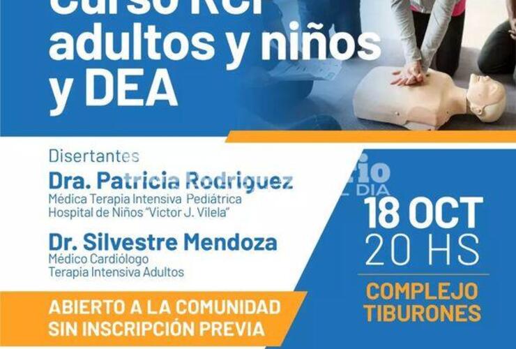 Imagen de Curso abierto de RCP: Adultos, niños y DEA en la Escuela de Guardavidas