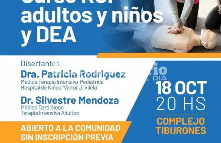 Imagen de Curso abierto de RCP: Adultos, niños y DEA en la Escuela de Guardavidas