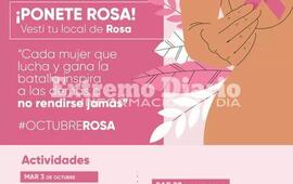 Imagen de Fighiera realizar&aacute; actividades en el mes de concientizaci&oacute;n del c&aacute;ncer de mama