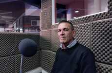 Sergio Gaudio en los estudios de Radio Extremo 106.9