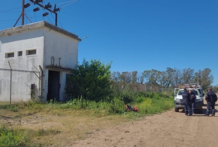 Imagen de Quiso robar cables de una estación de alta tensión de la EPE, se electrocutó y está grave