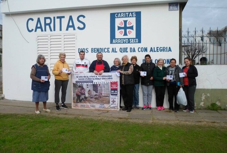 Cáritas tiene su edificio en Gálvez 881