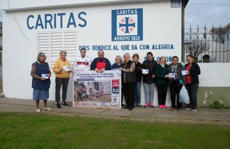 Cáritas tiene su edificio en Gálvez 881