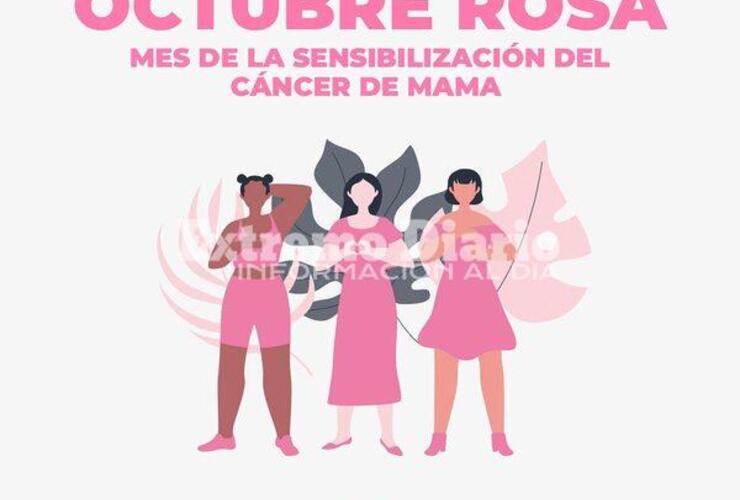 Imagen de Alvear se viste de rosa por el mes del cáncer de mama