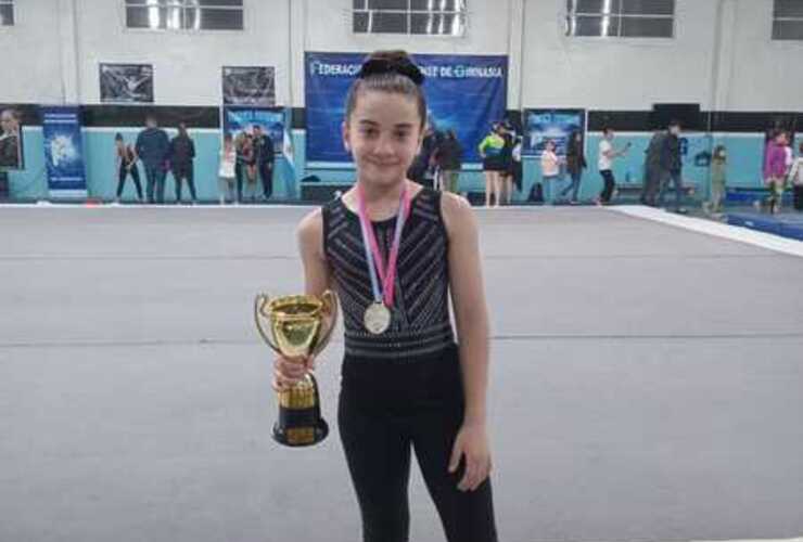 Imagen de Francesca Borselli, Subcampeona Nacional en Gimnasia Art&iacute;stica.