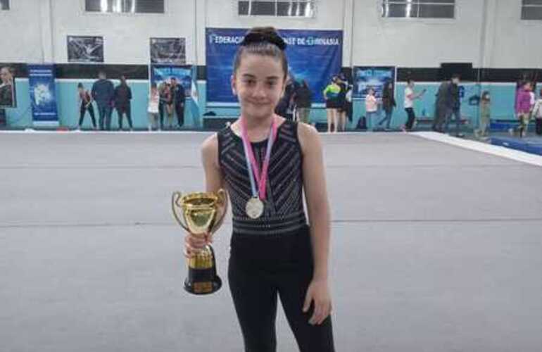 Imagen de Francesca Borselli, Subcampeona Nacional en Gimnasia Artística.