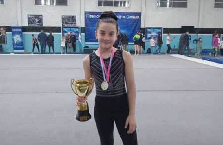 Imagen de Francesca Borselli, Subcampeona Nacional en Gimnasia Art&iacute;stica.