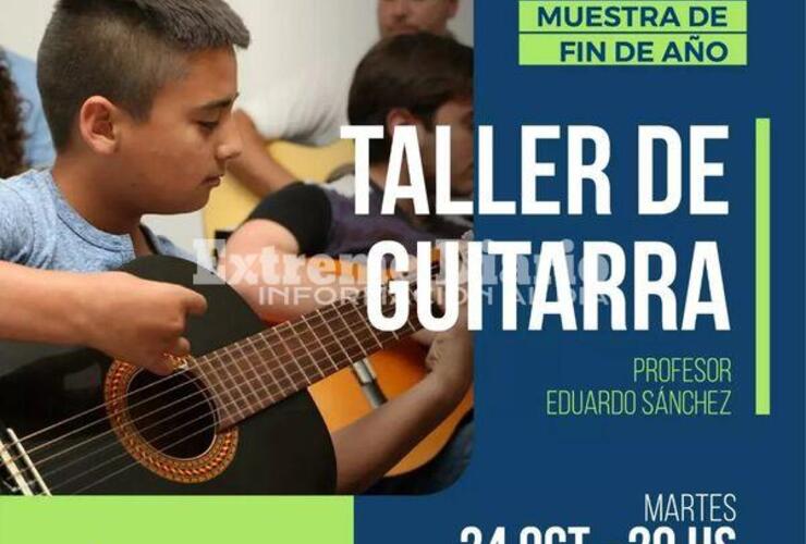 Imagen de El taller de guitarra del Centro Cultural realiza la muestra de fin de año