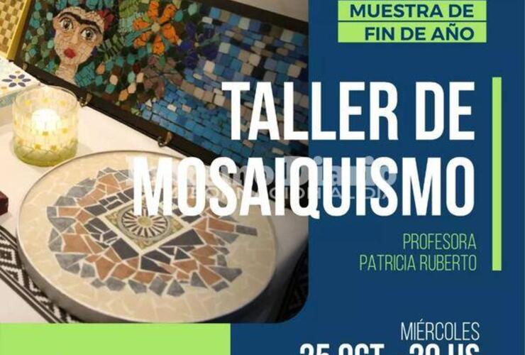 Imagen de El taller de mosaiquismo realizará la muestra de fin de año