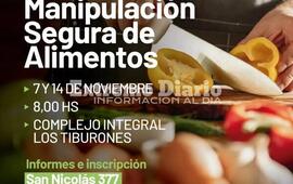 Imagen de Nueva capacitaci&oacute;n en manipulaci&oacute;n segura de alimentos
