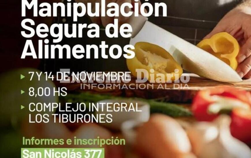 Imagen de Nueva capacitaci&oacute;n en manipulaci&oacute;n segura de alimentos