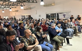 Disertaron sindicalistas y dirigentes peronistas de la regi&oacute;n.