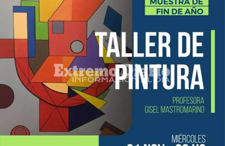 Imagen de Muestras de fin de año: Taller de pintura a cargo de la profesora Gisel Mastromarino