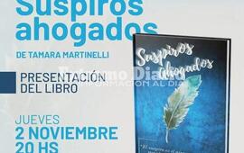 Imagen de Tamara Martinelli presenta su libro �Suspiros ahogados�