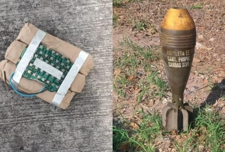 El hallazgo de los dos artefactos explosivos encendió las alertas